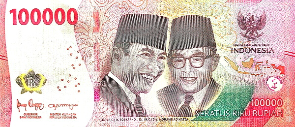 PN168 Indonesia - 100.000 Rupiah Year 2022